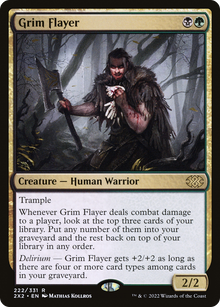 Grim Flayer⁣ - Double Masters 2022⁣ (Rare)⁣ [222]