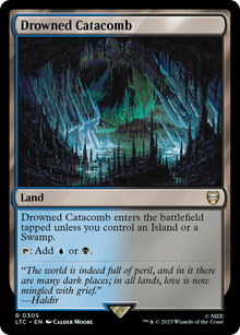 Drowned Catacomb⁣ - Commander: The Lord of the Rings: Tales of Middle-earth⁣ (Rare)⁣ [305]