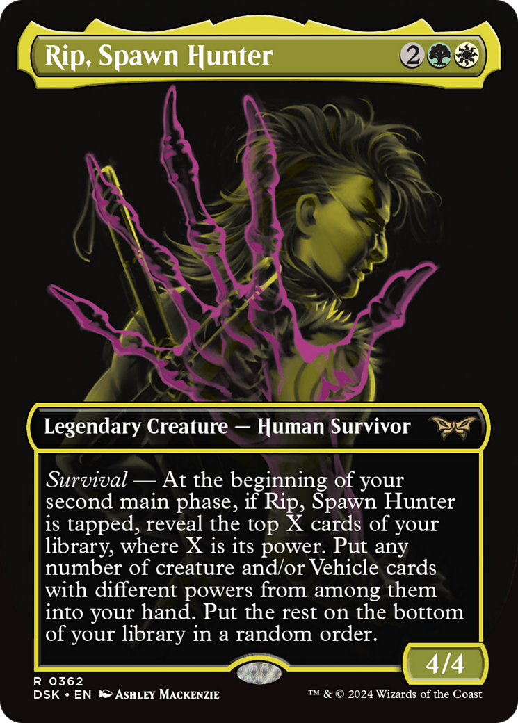 Rip, Spawn Hunter⁣ - Duskmourn: House of Horror: Extras⁣ (Rare)⁣ [362]