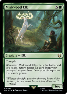Mirkwood Elk⁣ - Commander: The Lord of the Rings: Tales of Middle-earth⁣ (Rare)⁣ [41]