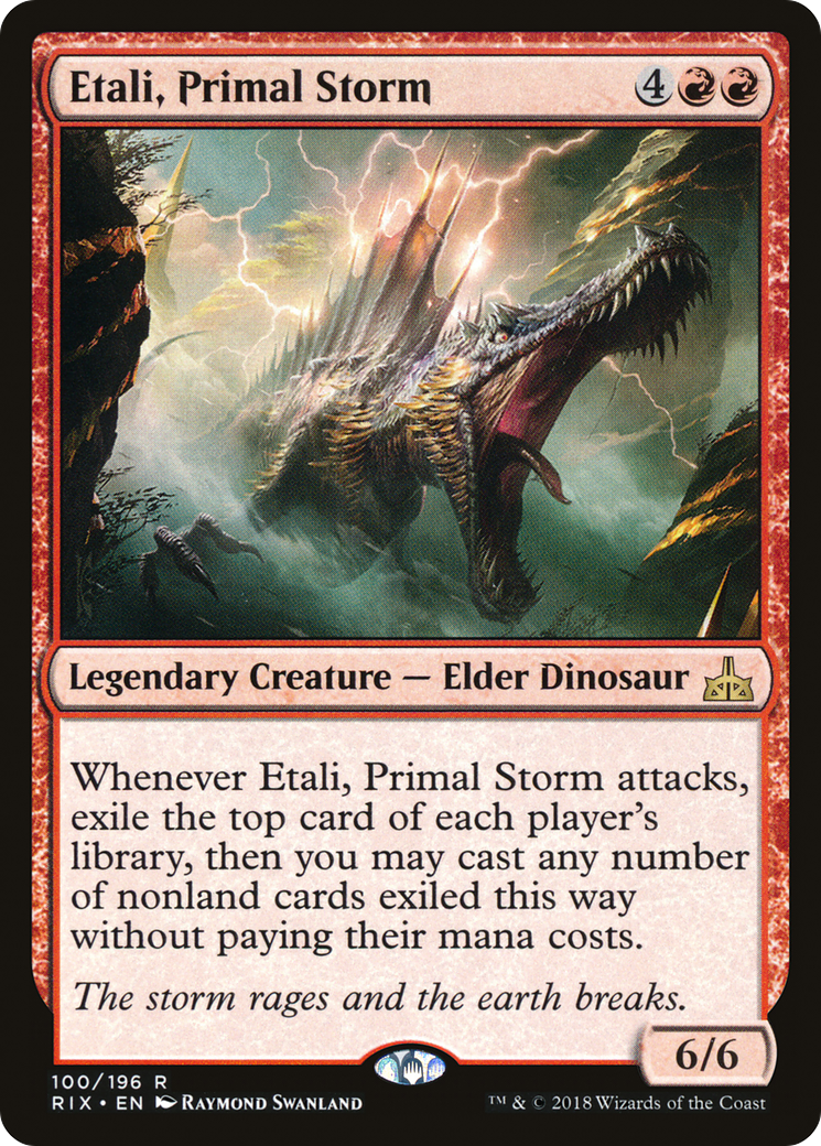 Etali, Primal Storm (RIX-100) - Rivals of Ixalan Foil