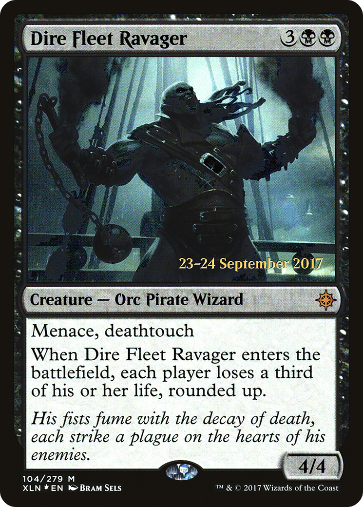 Dire Fleet Ravager (PRE-104S) - Ixalan Promos Foil