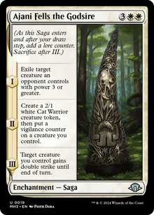 Ajani Fells the Godsire⁣ - Modern Horizons 3⁣ (Uncommon)⁣ [19]
