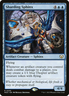 Sharding Sphinx⁣ - Commander: March of the Machine⁣ (Rare)⁣ [235]