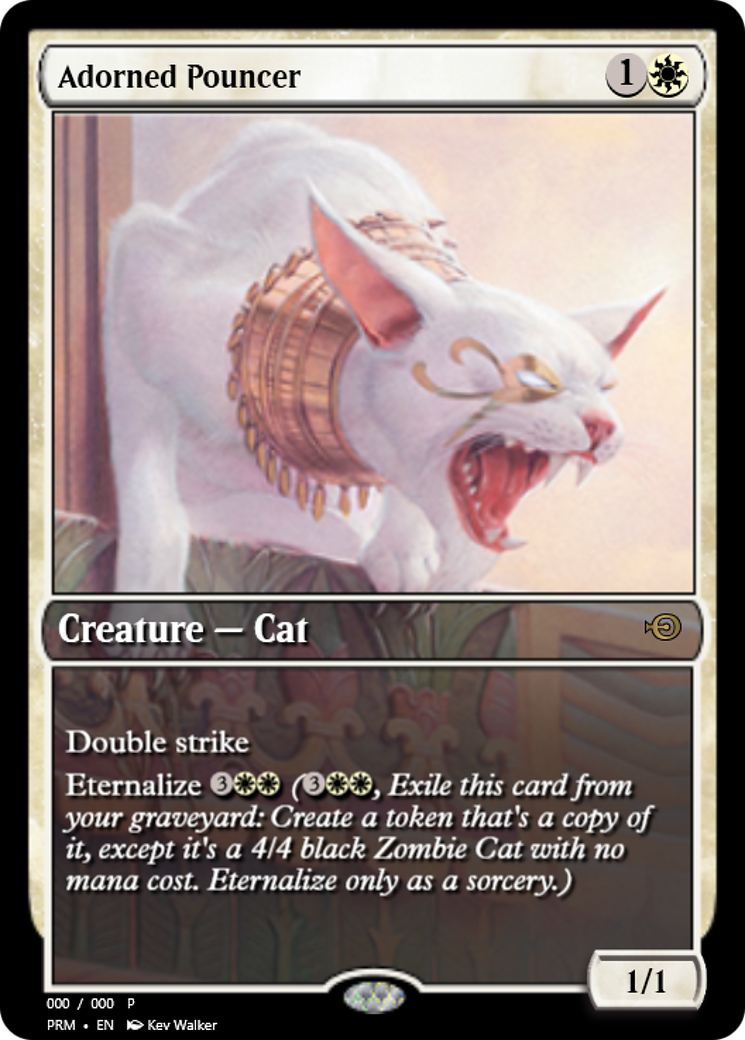 Adorned Pouncer (PRM-64993) - Magic Online Promos Foil