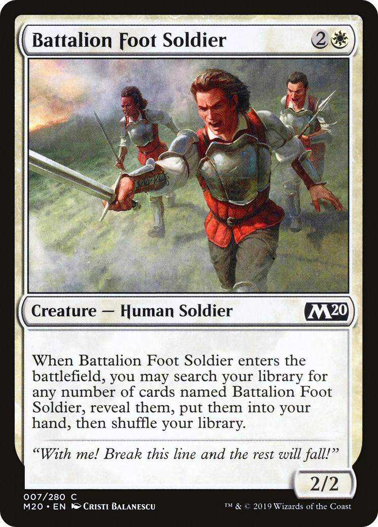 Battalion Foot Soldier⁣ - Core 2020⁣ (Common)⁣ [7]