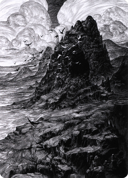 Mountain // Mountain (AVOW-080) - Crimson Vow Art Series (Borderless)