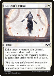 Justiciar's Portal (RNA-013) - Ravnica Allegiance Foil