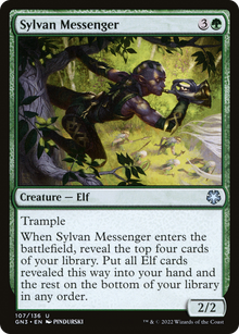 Sylvan Messenger⁣ - Game Night: Free For All⁣ (Uncommon)⁣ [107]
