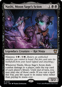 Nashi, Moon Sage's Scion⁣ - Commander: Outlaws of Thunder Junction⁣ (Mythic)⁣ [143]