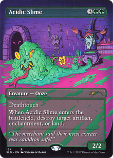 Acidic Slime (SLD-134) - Secret Lair Drop (Borderless)