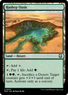 Hashep Oasis⁣ - Commander: Modern Horizons 3⁣ (Uncommon)⁣ [347]