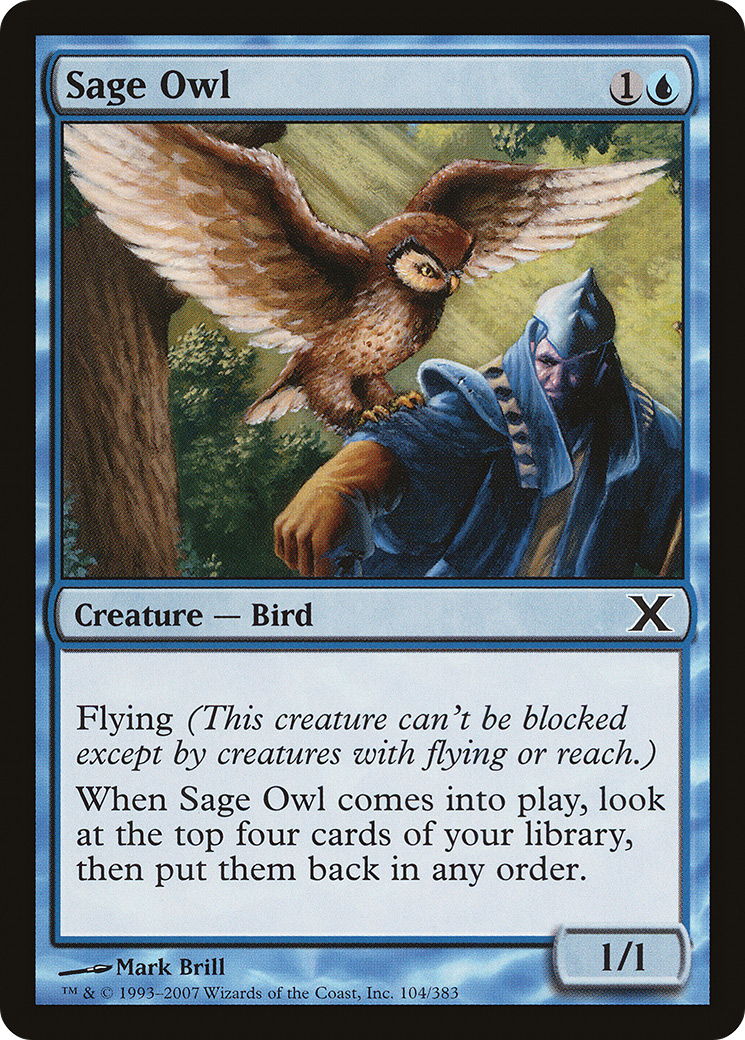Sage Owl (10E-104) - Tenth Edition