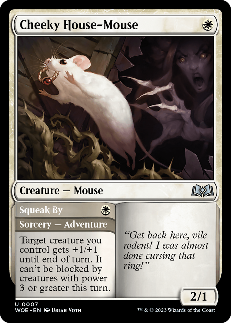 Cheeky House-Mouse (WOE-007) - Wilds of Eldraine Foil