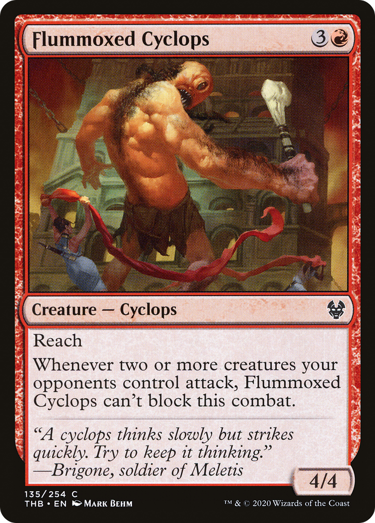 Flummoxed Cyclops⁣ - Theros Beyond Death⁣ (Common)⁣ [135]