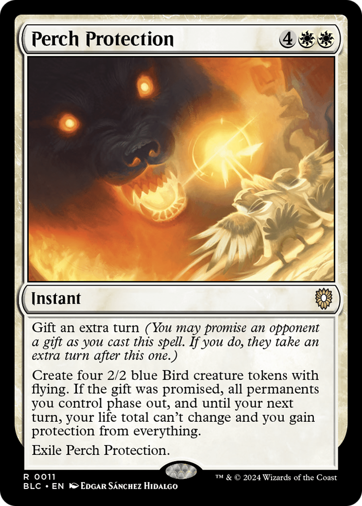 Perch Protection (BLC-011) - Bloomburrow Commander