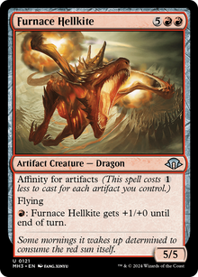 Furnace Hellkite⁣ - Modern Horizons 3⁣ (Uncommon)⁣ [121]