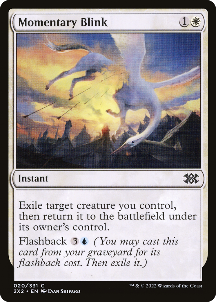 Momentary Blink⁣ - Double Masters 2022⁣ (Common)⁣ [20]