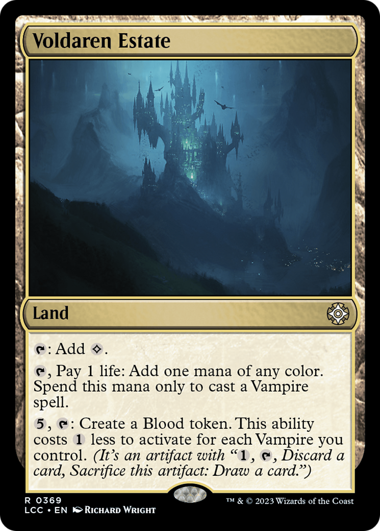 Voldaren Estate⁣ - Commander: The Lost Caverns of Ixalan⁣ (Rare)⁣ [369]