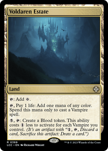 Voldaren Estate⁣ - Commander: The Lost Caverns of Ixalan⁣ (Rare)⁣ [369]
