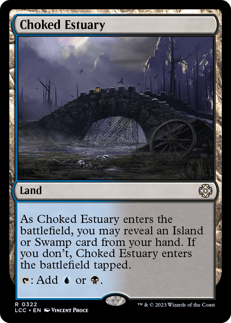 Choked Estuary⁣ - Commander: The Lost Caverns of Ixalan⁣ (Rare)⁣ [322]