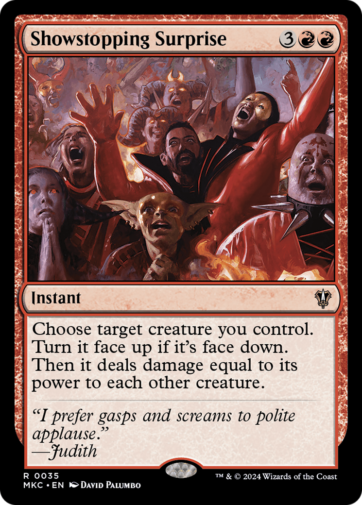 Showstopping Surprise⁣ - Commander: Murders at Karlov Manor⁣ (Rare)⁣ [35]