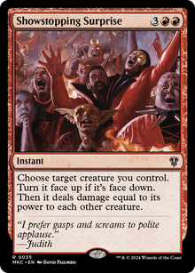 Showstopping Surprise⁣ - Commander: Murders at Karlov Manor⁣ (Rare)⁣ [35]