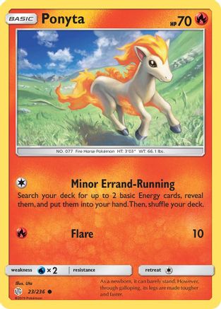 Ponyta 023/236  SM  Cosmic Eclipse - Common