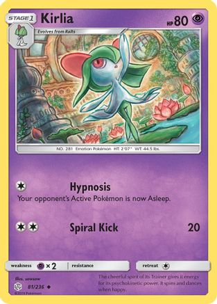 Kirlia 081/236  SM  Cosmic Eclipse - Uncommon
