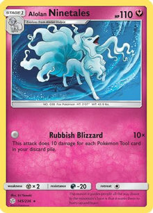 Alolan Ninetales 145/236  - Holofoil SM  Cosmic Eclipse - Holo Rare