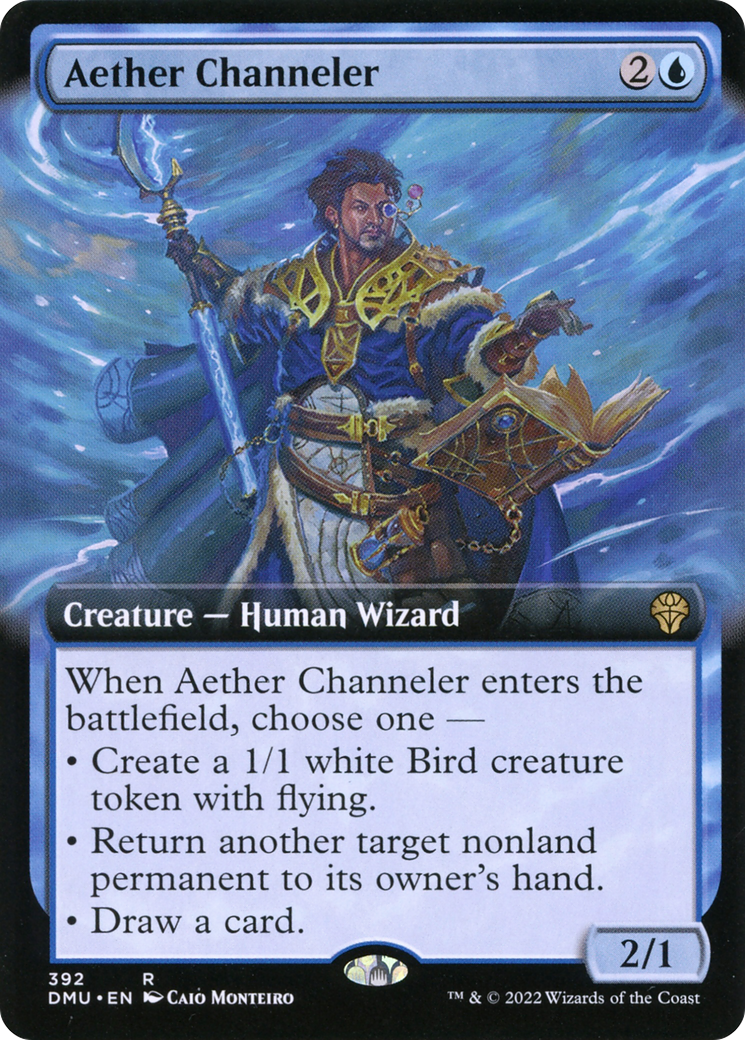 Aether Channeler (Extended Art) (DMU-392) - Dominaria United: (Extended Art) Foil