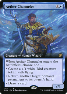 Aether Channeler (Extended Art) (DMU-392) - Dominaria United: (Extended Art) Foil