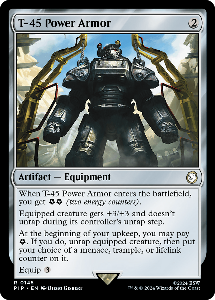 T-45 Power Armor⁣ - Universes Beyond: Fallout⁣ (Rare)⁣ [145]