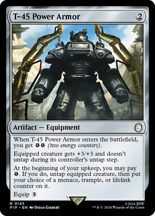 T-45 Power Armor⁣ - Universes Beyond: Fallout⁣ (Rare)⁣ [145]
