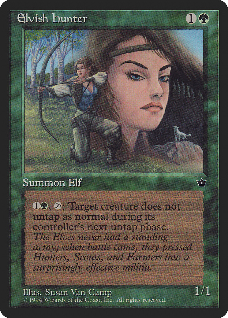 Elvish Hunter (Camp) (FEM-67C) - Fallen Empires