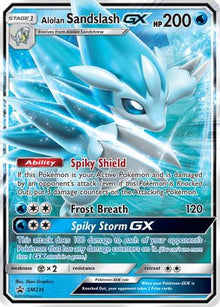 Alolan Sandslash GX SM236  - Holofoil SM Promos - Promo