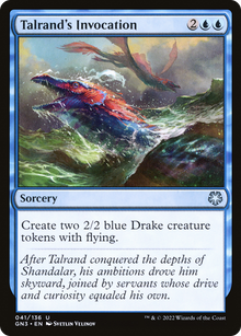 Talrand's Invocation⁣ - Game Night: Free For All⁣ (Uncommon)⁣ [41]