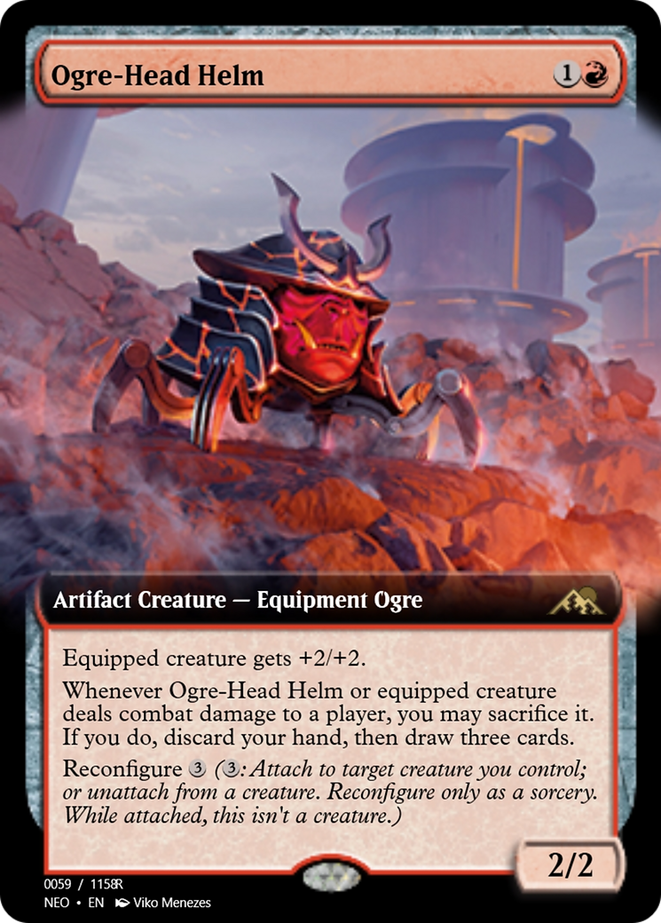 Ogre-Head Helm (PRM-97981) - Magic Online Promos Foil