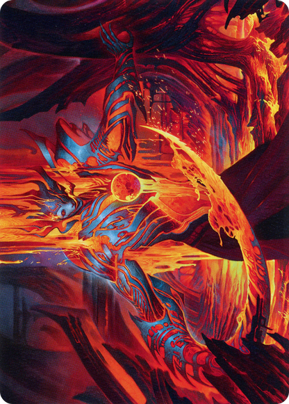 Free from Flesh // Free from Flesh (AONE-027) - Phyrexia: All Will Be One Art Series (Borderless) Foil