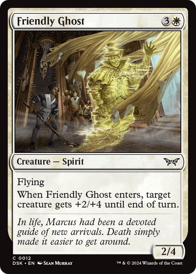 Friendly Ghost⁣ - Duskmourn: House of Horror⁣ (Common)⁣ [12]