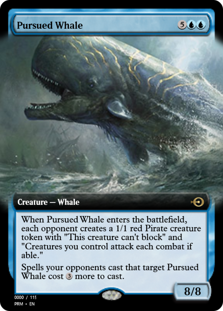Pursued Whale (PRM-82024) - Magic Online Promos