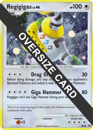 Regigigas DP40  - Holofoil Jumbo Cards - Promo