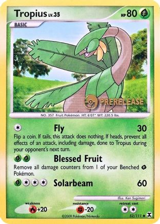 Tropius 052/111  Nintendo Promos - Promo