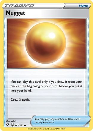 Nugget 162/192  SWSH02 Rebel Clash - Uncommon