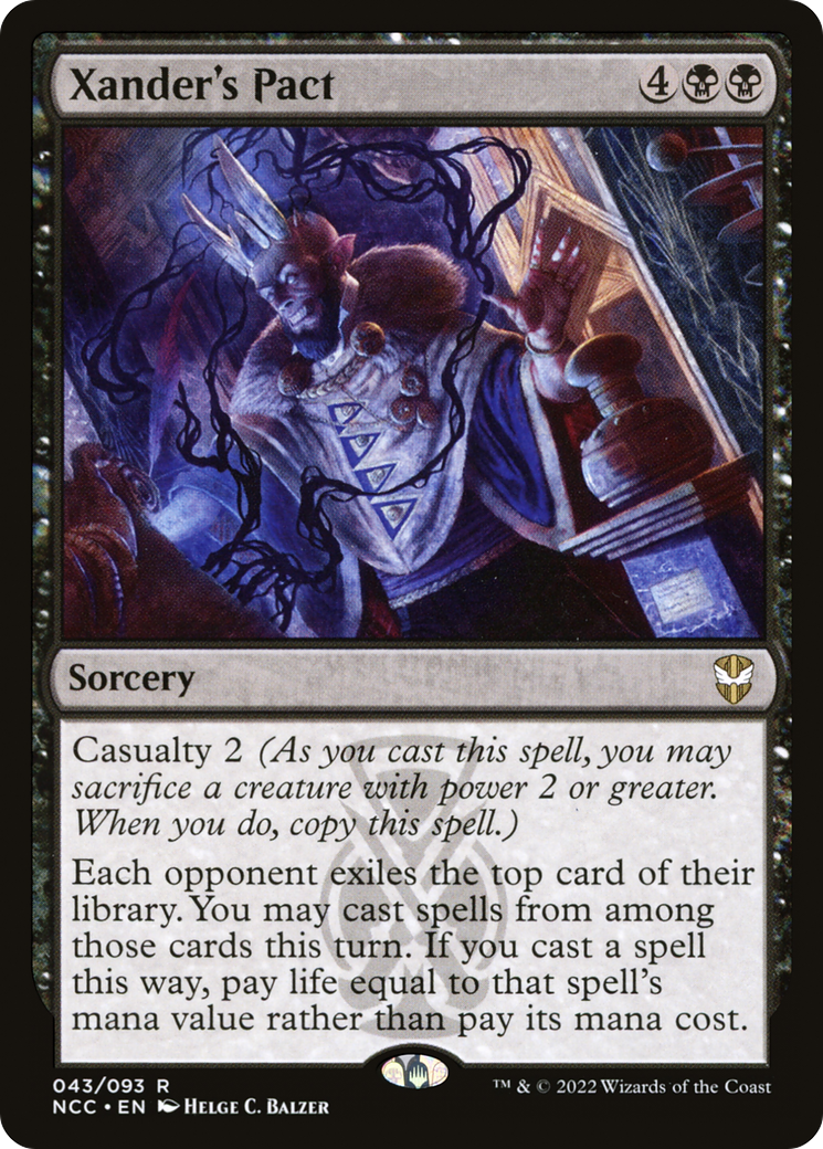 Xander's Pact⁣ - Commander: Streets of New Capenna⁣ (Rare)⁣ [43]