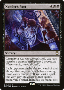 Xander's Pact⁣ - Commander: Streets of New Capenna⁣ (Rare)⁣ [43]