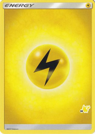 Lightning Energy (#39 Pikachu Stamped)  Battle Academy - Promo