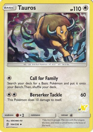 Tauros 164/236  Battle Academy - Promo