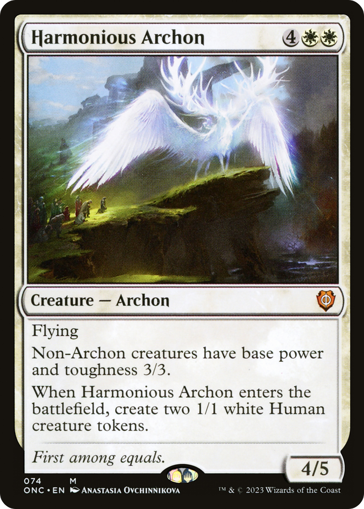 Harmonious Archon⁣ - Commander: Phyrexia: All Will Be One⁣ (Mythic)⁣ [74]