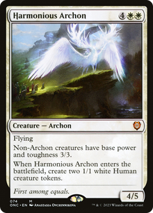 Harmonious Archon⁣ - Commander: Phyrexia: All Will Be One⁣ (Mythic)⁣ [74]